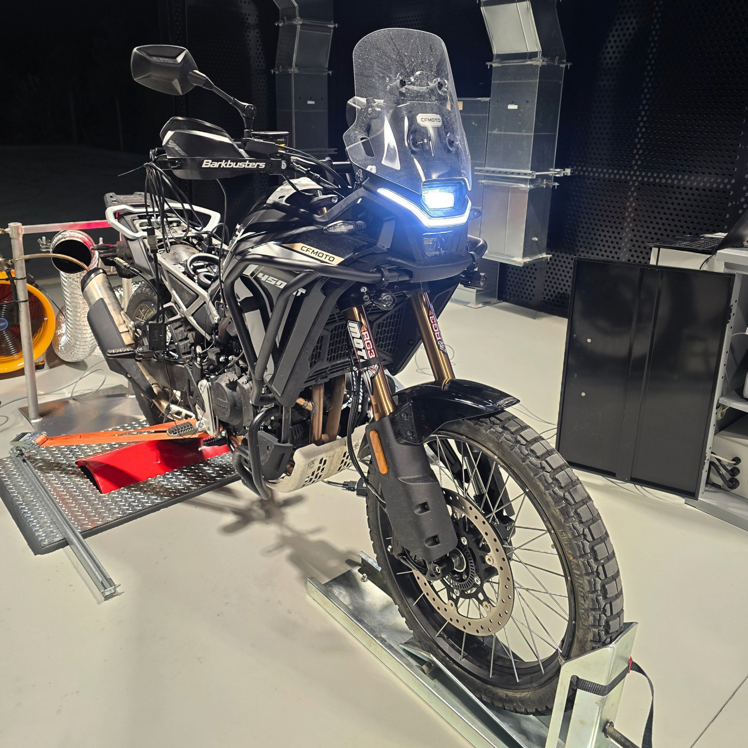 CFMOTO 450 on Dyno to be tuned